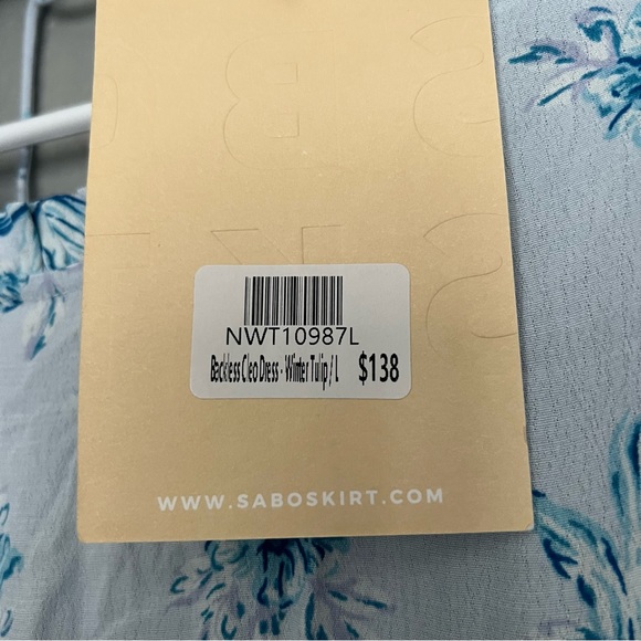 Sabo Skirt Backless Cleo Dress - Winter Tulip - Picture 9 of 9